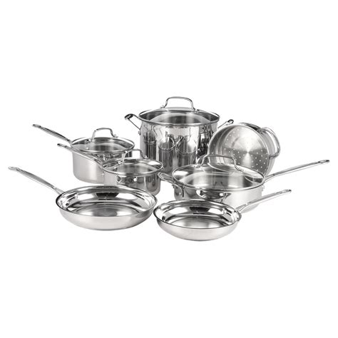 Cuisinart Chef S Classic Stainless Cookware 11 Piece Set 77 11g