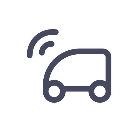 Autonomous Vehicle Transport And Vehicles Icons