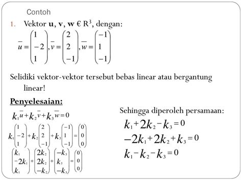 Kumpulan Soal Dan Pembahasan Matrixx Dan Ruang Vektor