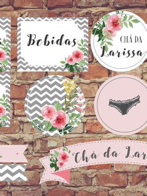 Kit Chá Lingerie ARTE DIGITAL Elo Produtos Especiais