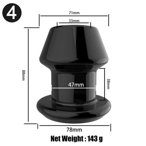 Super énorme dilatateur Anal creux lavement godemichet Anal Silicone