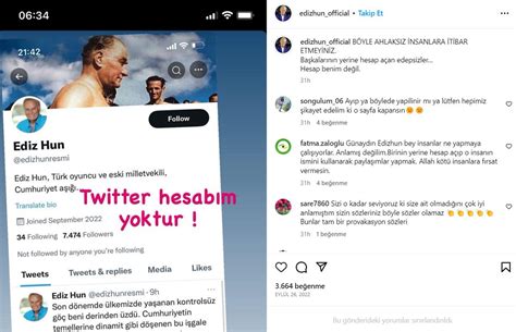Malumatfuru On Twitter Ediz Hun Twitter Kullanmad N Beyan Etmi Ti