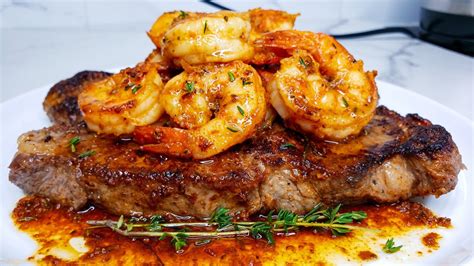 The Best Most Tasty Steak And Shrimp Surf And Turf Recipe Will Have You Hooked Like Me Youtube