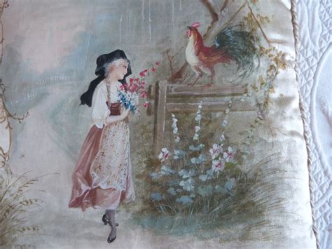 Antique French Silk Lingerie Bag Stockings Pocket Boudoir Etsy