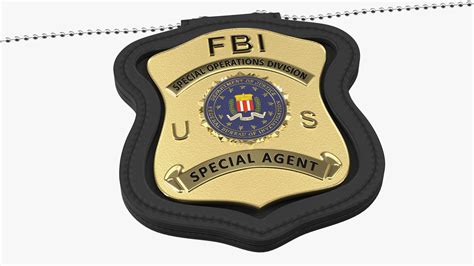 Fbi Badges Collection 2 3d Model 59 3ds Fbx Obj Ma Max C4d