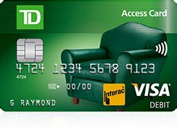 Get Td Access Card With Fraud Alert Td Canada Trust