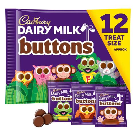 Cadbury Dairy Milk Chocolate Buttons Treatsize Bag 170g | Sharing Bags