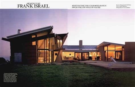 ARCHITECTURE: FRANK ISRAEL | Architectural Digest | DECEMBER 1996