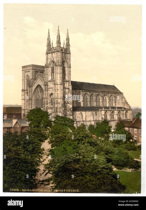 Bridlington Priory Church Yorkshire England Lccn2002708302 Stock
