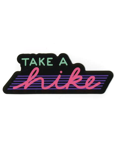 Stickie Bandits Take A Hike Sticker Multi Tillys