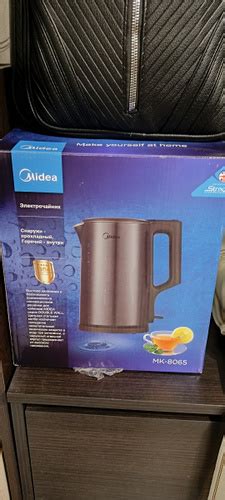 Чайник электрический Midea MK-8082, 1.7 л, контроллер Strix, эффект ...