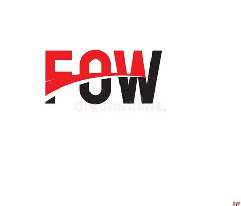 fow letter stock illustrations  fow letter stock illustrations