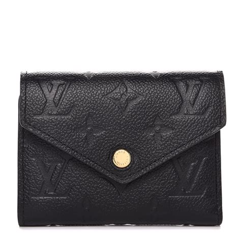 Louis Vuitton Empreinte Victorine Wallet Black 316935