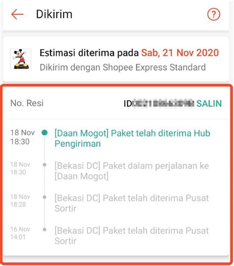 Cara Cek Resi ID Express Shopee Dengan Mudah Via Aplikasi Website Resmi