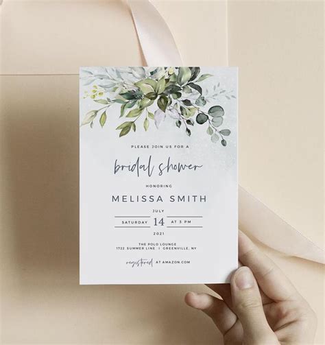 Wedding Shower Invitation Templates