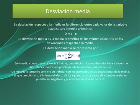 Medidas De Dispersion Ppt