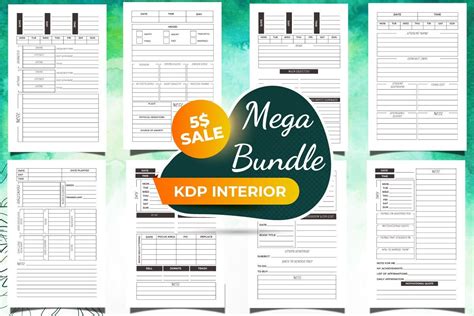 Kdp Interior Template Mega Bundle Vol3 Bundle · Creative Fabrica