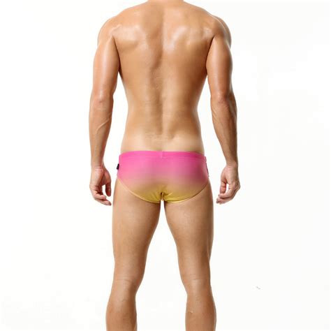 楽天市場SEOBEAN セビン Gradient Color Swim Bikini 240901 グラデーション スイムウェア ビキニブリーフ型 メンズ水着 海水パンツ 海パン 男性水着