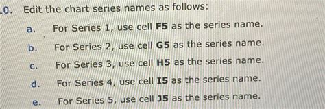 solved edit  chart series names  followsa  series cheggcom