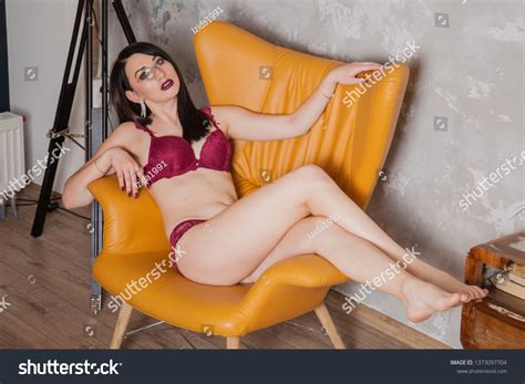 Sexy Girl Lingerie Interior Loft Stock Photo Shutterstock