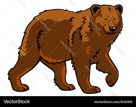 Brown Bear Royalty Free Vector Image Vectorstock