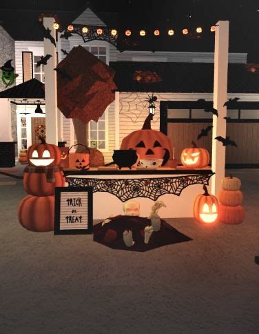 bloxburg halloween 🍁🎃 | Halloween, Decoratie