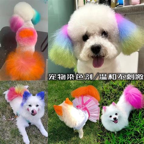 Pet Hair Dye Dog Hair Dye Animal Hair Dye Cream Bichon Remove Tears ...