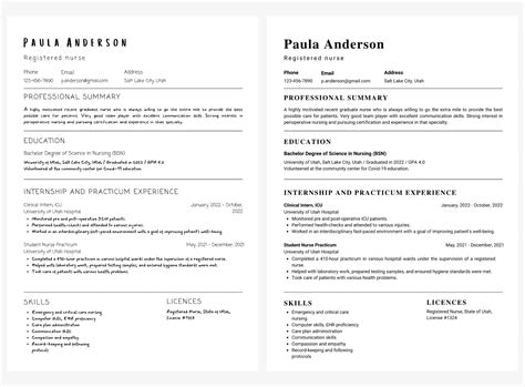nursing resume examples optimized   writing tips
