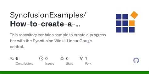 Github Syncfusionexamples How To Create A Progress Bar With The Winui