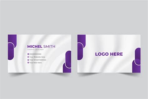 Un Conjunto De Tarjetas De Visita Para Una Empresa Llamada Michel Smith