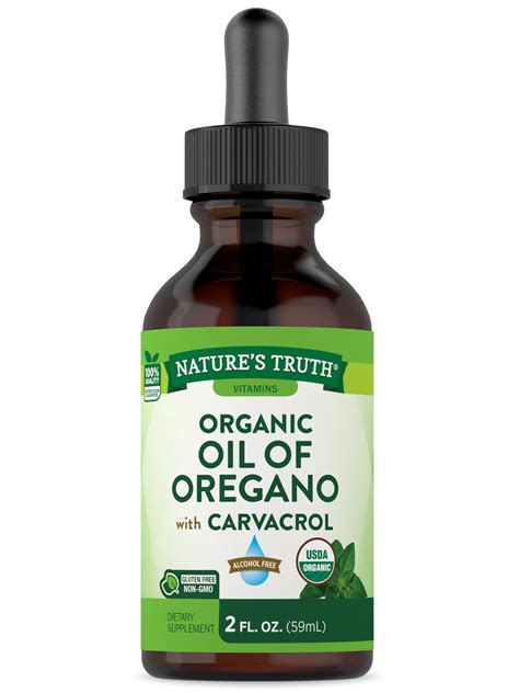 Oil of Oregano Organic Liquid Drops | 2 fl oz | Mediterranean and Wild ...