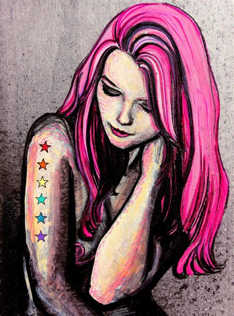 Abstract Nude Female Figure Print Colorful Art By Aja Consciousness X And X Inches Choose