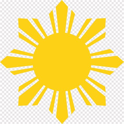 Philippine Flag Sun Rays