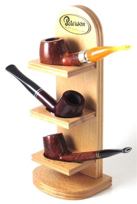 Three Pipe Rack Wooden Tobacco Pipes Wooden Smoking Pipes Wooden