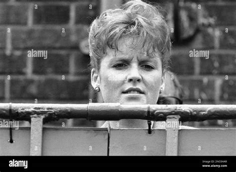 Sarah Ferguson The Duchess Of York Takes A Seat To Watch American