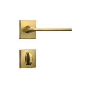 Fechadura Porta Banheiro Wc Dourada Gold Stam Classic Mm Leroy Merlin