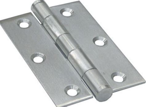 Silver 5 Inches Long 30 Grams Rectangular Mild Steel Window Hinges At