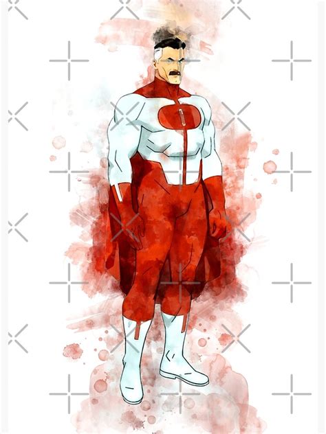 Invincible Omni Man Watercolor Poster For Sale By Stylizing4you