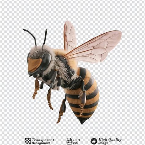 L Insecte De L Abeille De Miel Est D Coup En Png Isol Sur Un Fond