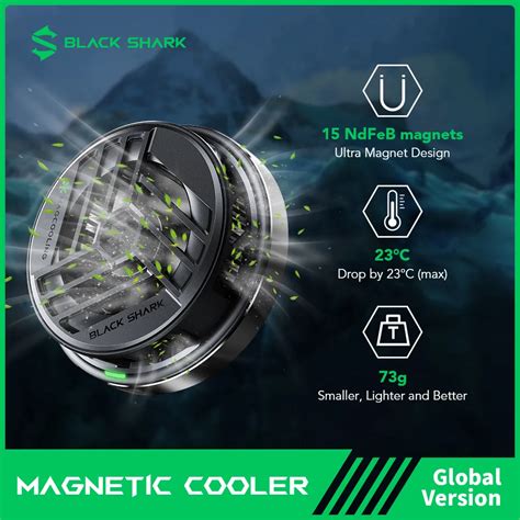 Black Shark Magnetic Cooler For Gaming Phone For Iphone Iphone