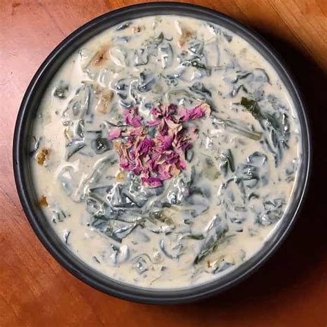 طرز تهیه بورانی اسفناج با ماست مجلسی رژیمی 4نفره ساده و سریع