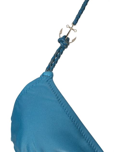 Amir Slama Anchor Hardware Triangle Bikini In Blue ModeSens