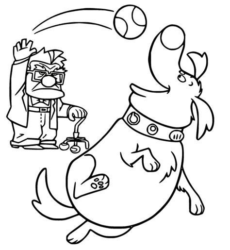 Doug From Up Coloring Pages
