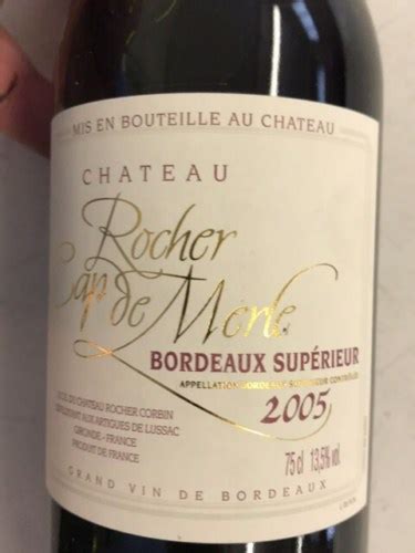 Ch Teau Rocher Cap De Merle Bordeaux Superieur Vivino Us