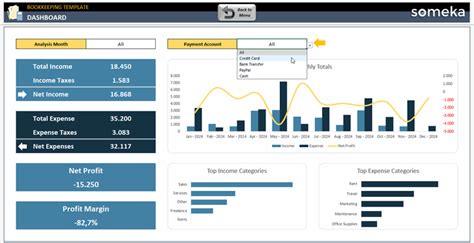 Excel Bookkeeping Template | Free Accounting Templates