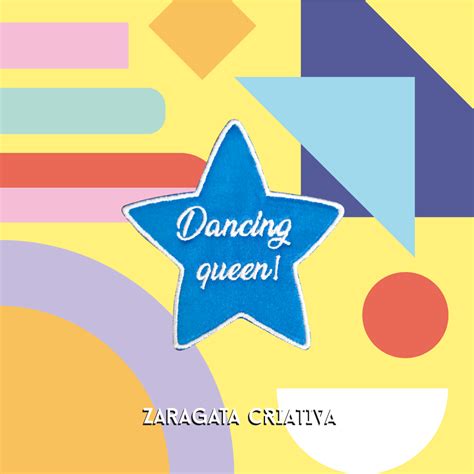 Emblema Personalizado Dancing Queen Zaragata Criativa