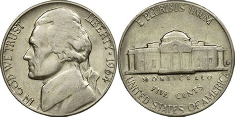 1964 Nickel Value: are "D", No mint mark worth money?