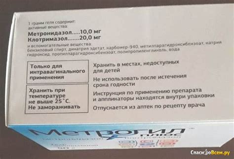 Отзыв про Гель вагинальный "Метрогил плюс": "Очень жжет, но эффективный ...