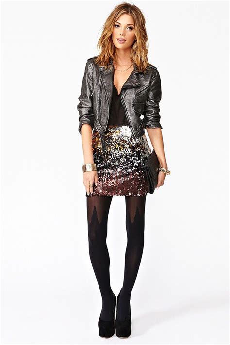 Leggings En Sequin Dress