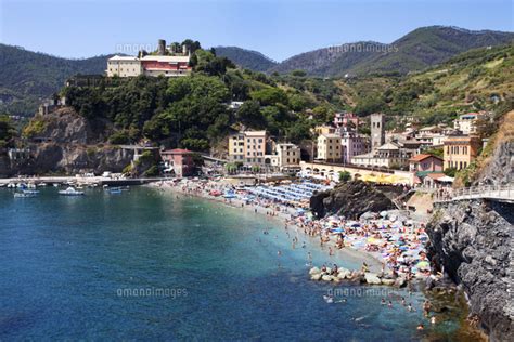 The Old Town Beach At Monterosso Al Mare From The Cinque Terre Coastal